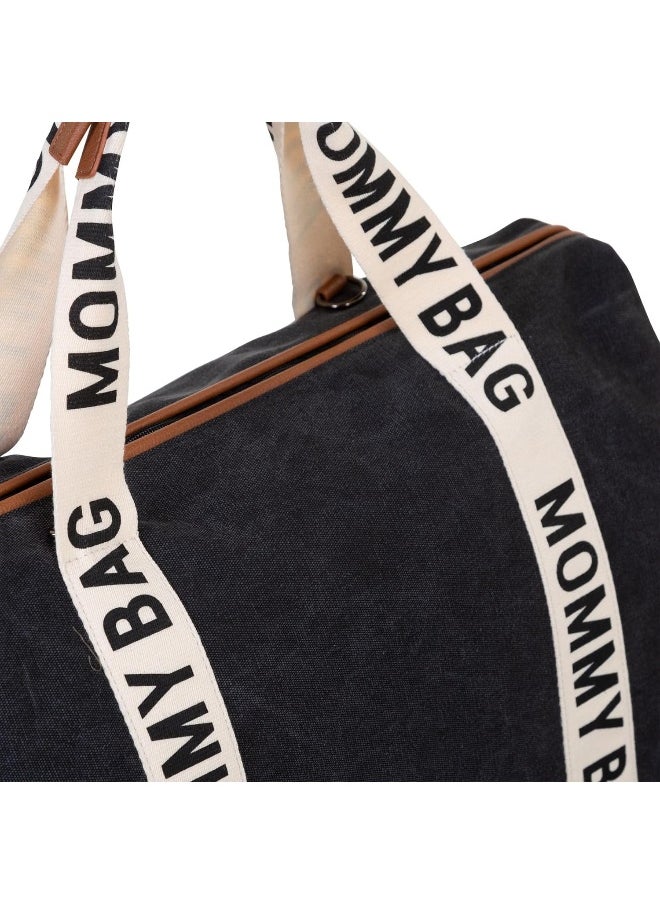 CHILDHOME Mommy Bag Signature Canvas Black  - Image 5