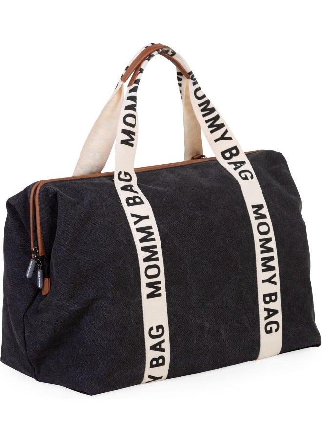 CHILDHOME Mommy Bag Signature Canvas Black  - Image 3