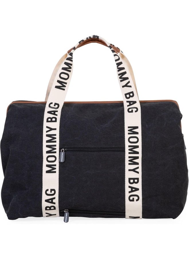 CHILDHOME Mommy Bag Signature Canvas Black  - Image 2