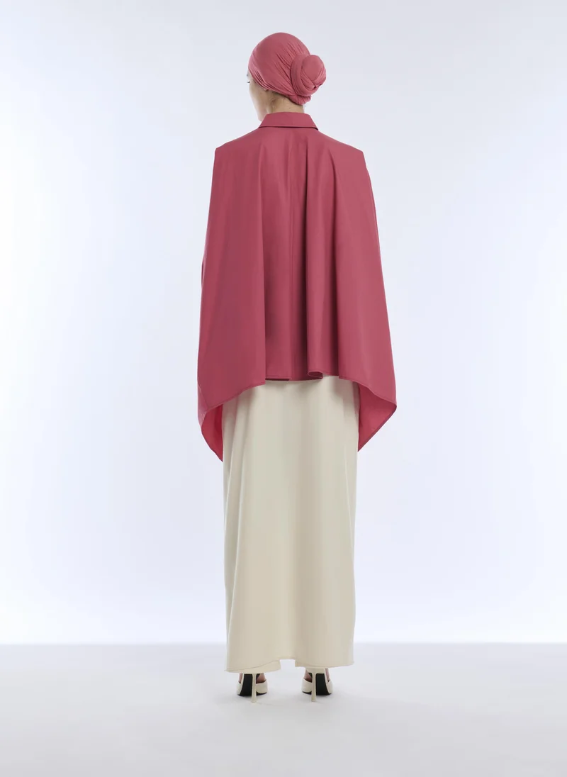 Iyal  Draped Poplin Shirt for Women | Best Price UAE