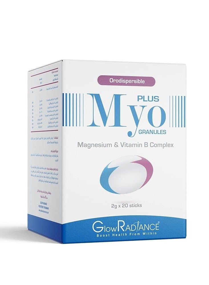 Glow Radiance GLOWRADIANCE MYO PLUS GRANULES 2GMx20 STICKS