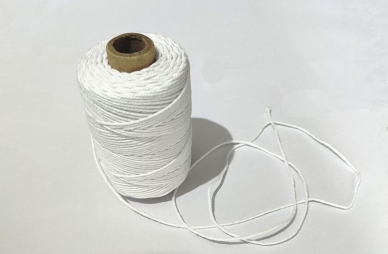 Suwidhaa Brand Candle Making Thread Set of 3 Premium Candle Wick Cotton Thread Candle Thread roll of 100 Gram Each DIY Candle Making Thread White Color Candle Making Wick Thread - Image 4