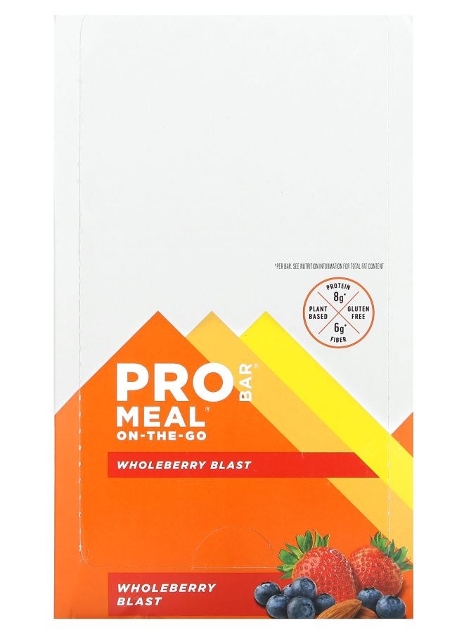 بار وجبة جاهزة Wholeberry Blast 12 بار 3 أونصة (85 جرام) لكل منها