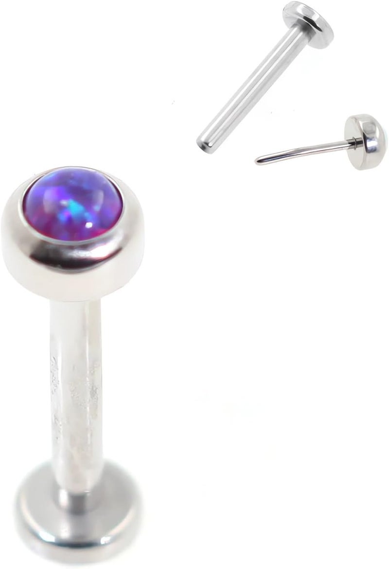 NewkeepsR 20g/18g/16g G23 Titanium Press Fit Threadless Push Pop in Labret Lip Monroe Tragus Earring Stud Piercing - Image 1