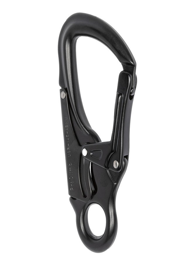 ProClimb Forged Aluminum Snaphook - 40kN Double Action Fall Protection Snap Hook - Fixed Eye Snap Hook for Climbing - Double Locking Fall Arrest Anchorage Connector - Image 4