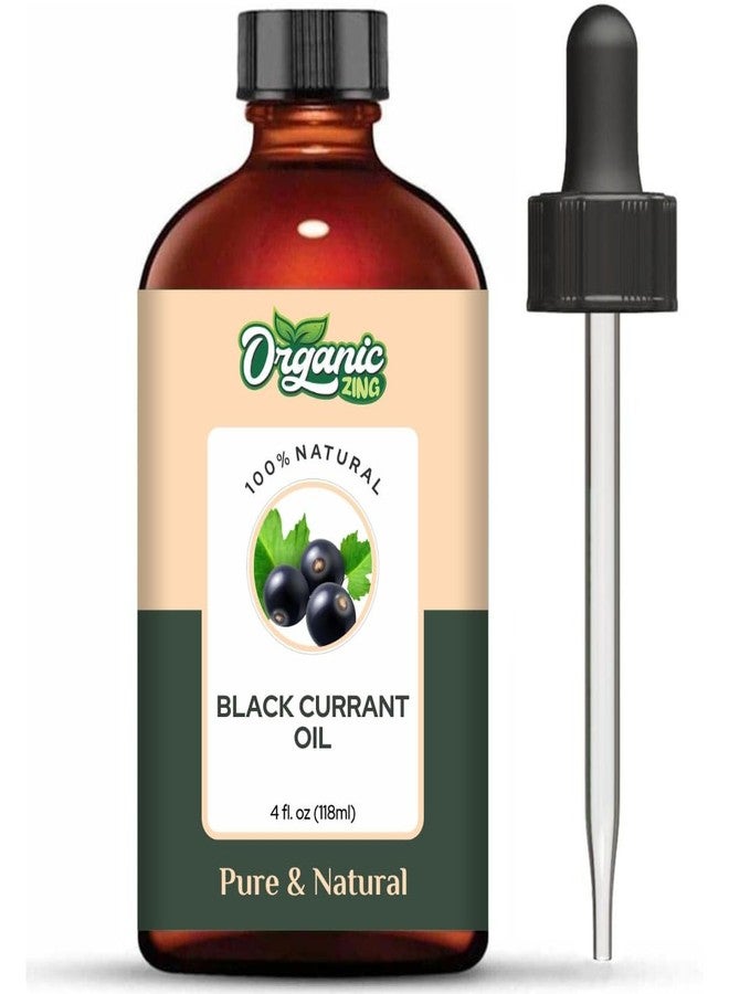Organic Zing Black Currant (Ribes nigrum) Oil | Pure & Natural Essential Oil for Skincare, Hair care & Massage - 118ml/3.99fl oz - Image 1