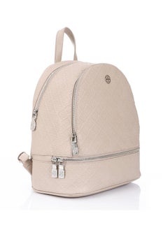 DejaVu Embossed Pattern One Main Compartment Backpack  - Image 2