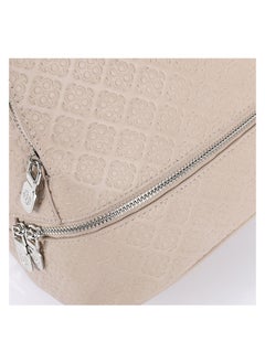 DejaVu Embossed Pattern One Main Compartment Backpack  - Image 4