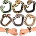 Sumind 6 Pieces Toy Snake Bracelet for Kids PVC Fake Snake Wristband Prank Gifts for Christmas Goodie Bag Stuffers Reptile Birthday Party Favors for Adults Teens - Image 2