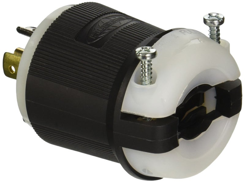 Hubbell HBL2511 Locking Plug 20A 3PH 120/208V L21-20P Black & White - Image 5