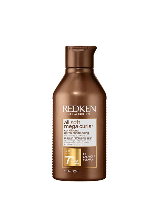 Redken All Soft Mega Curls Conditioner 300ml - Image 1