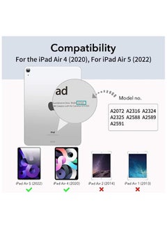 ELTRAZONE Ultra Clear Case for iPad Air 4 10.9 inch 2020, Shockproof Transparent Case for iPad 10.9 Air 4th Generation, TPU Silicon Back Cover for iPad Air 4  - Image 5