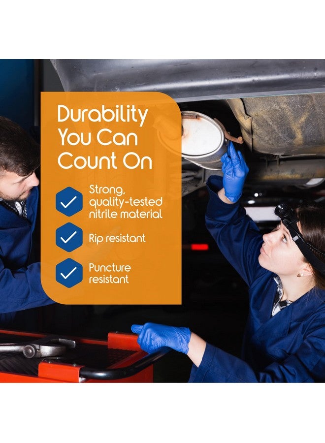 إنسباير قفازات إنسباير النتريل للفحص الطبي | جودة أصلية، لون أزرق كوبالت مطاطي | درجة 4.5 للاستخدام مرة واحدة، خالية من اللاتكس، للأطباء، وفنيي الطوارئ الطبية، وخدمات الطعام، والتنظيف، وخدمات النظافة، والمنزل، والمستشفيات، وغيرها. - Image 2