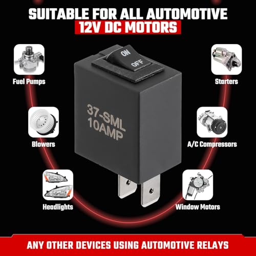 ISINFLASH Fuel Pump Relay Bypass Master Kit, Relay Tester Diagnostic Scan Tool Relay Bypass Switch Kit Replaces 9036 9037 9038 Pack of 6 - Image 4