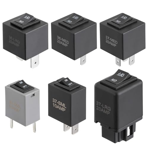 ISINFLASH Fuel Pump Relay Bypass Master Kit, Relay Tester Diagnostic Scan Tool Relay Bypass Switch Kit Replaces 9036 9037 9038 Pack of 6 - Image 1