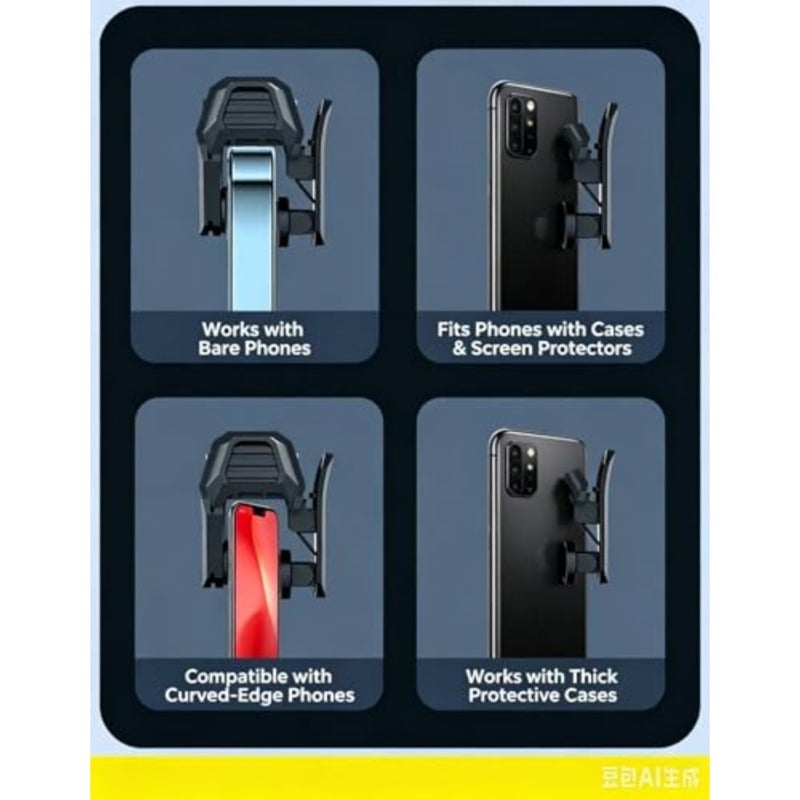 13 in 1 Mobile Gaming Controller Compatible with PUBG/Knives Out/Call of Duty, Cell Phone Game L1R1 Triggers Shooter for iPhone and Android Phones - Image 5