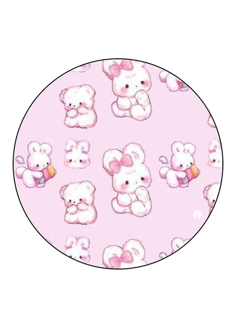 Rabbits Printed Mouse Pad  Multicolour