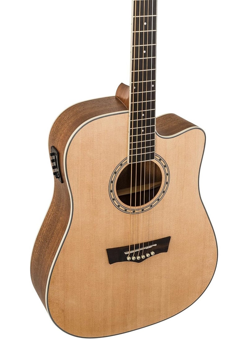Peavey Peavey Delta Woods™ DW-2 CE™ Solid Top Cutaway Acoustic-Electric Guitar with Electronics 03620300 - Image 4