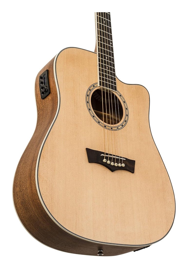 Peavey Peavey Delta Woods™ DW-2 CE™ Solid Top Cutaway Acoustic-Electric Guitar with Electronics 03620300 - Image 5