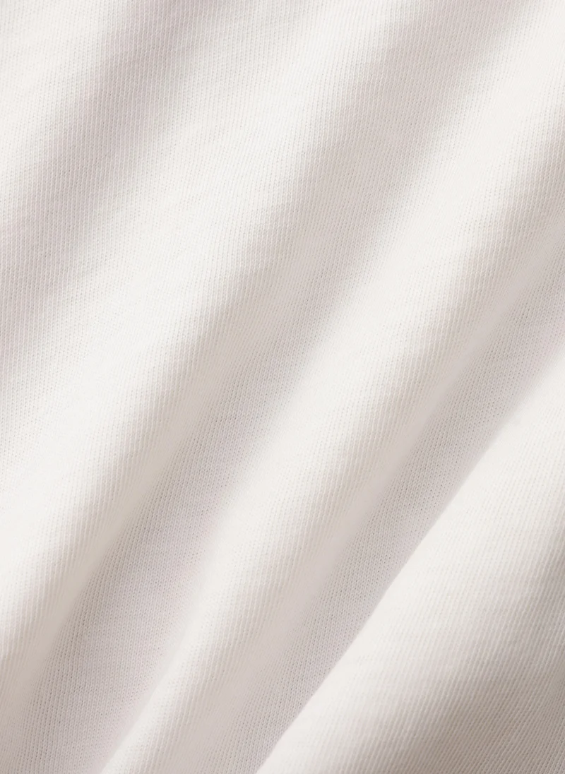 Balabala Beige/White Baby Boys Knit short sleeve suit for Men | Best Price UAE