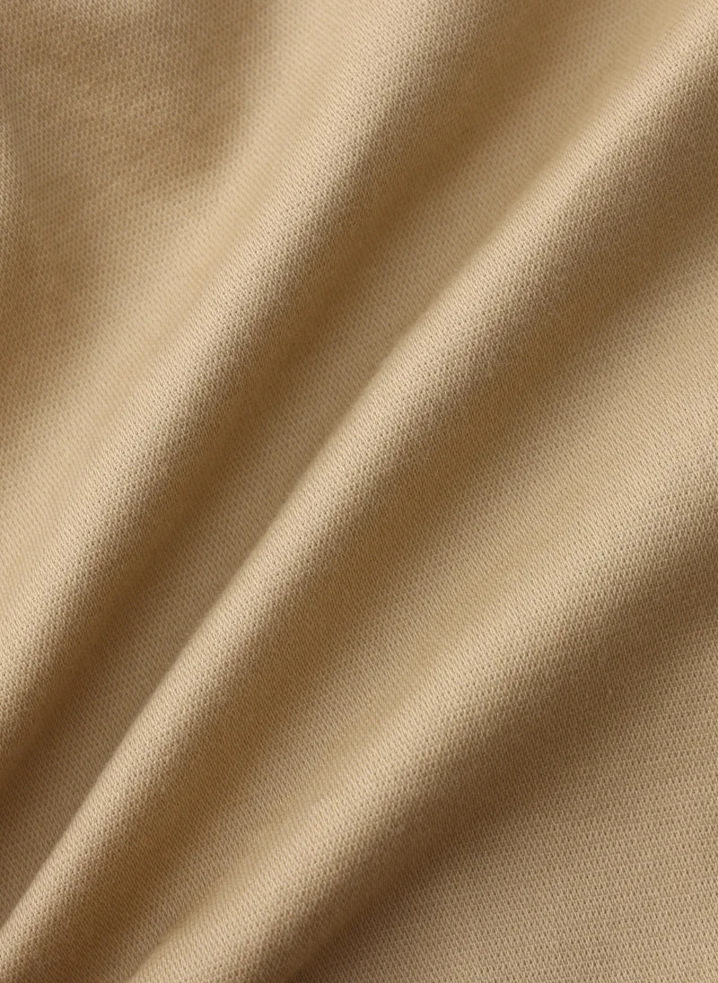 Balabala Beige/White Baby Boys Knit short sleeve suit for Men | Best Price UAE