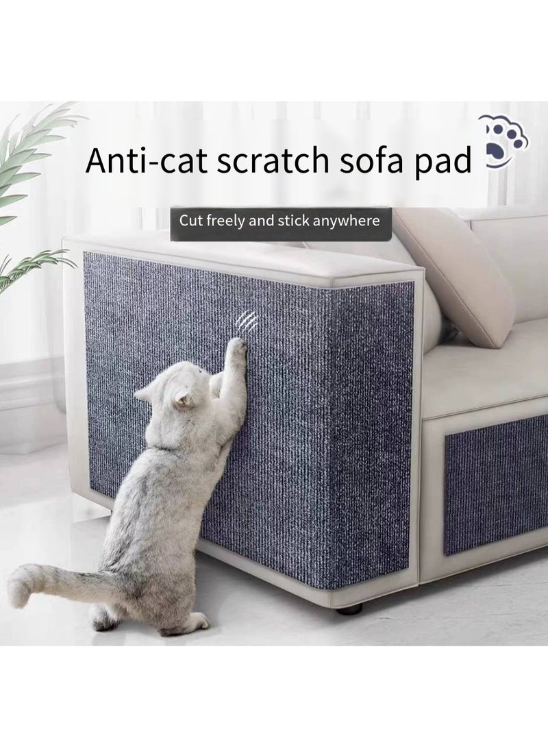 Anti-cat scratching sofa protective sticker fabric furniture cat scratching pad can be cut self-adhesive repair sofa cat scratching board wall sticker - Image 2