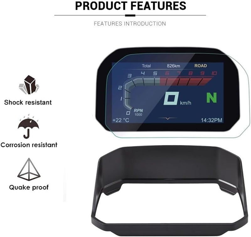 Wivplex Motorcycle Instrument Panel Cover for BMW - Image 3