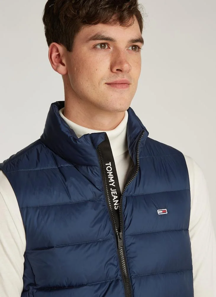 تومي جينز Zip Through Quilted Jacket