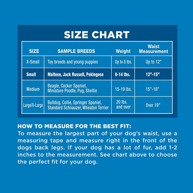 Four Paws Wee-Wee Super Absorbent Disposable Adjustable Dog Potty Training Diapers, Leak-Proof Protection for Puppies and Small Dogs, Small, 36 Count - Image 5