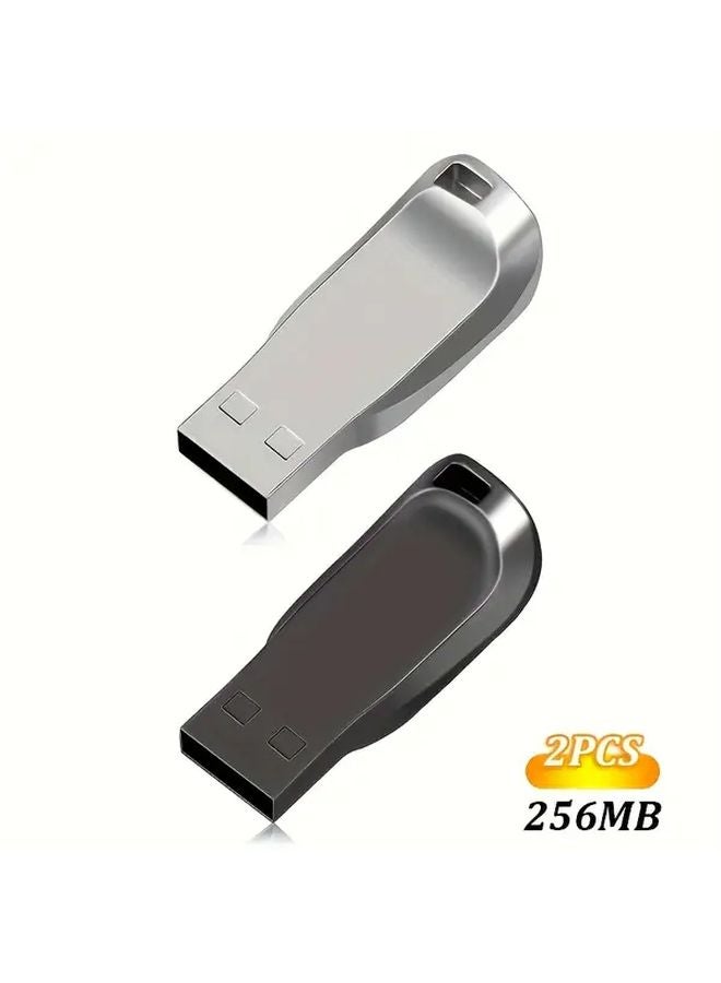 256MB USB 2 0 Flash Drive Metal Memory Stick High Speed Portable Storage - Image 1