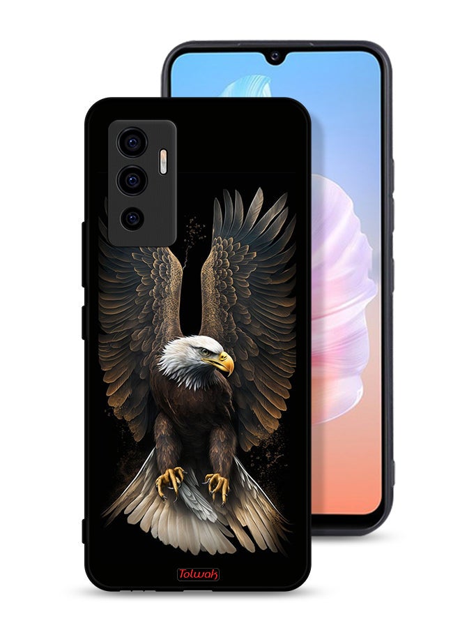 Tolwak Vivo V23e 5G Protective Case Cover Eagle Spread Wings - Image 1