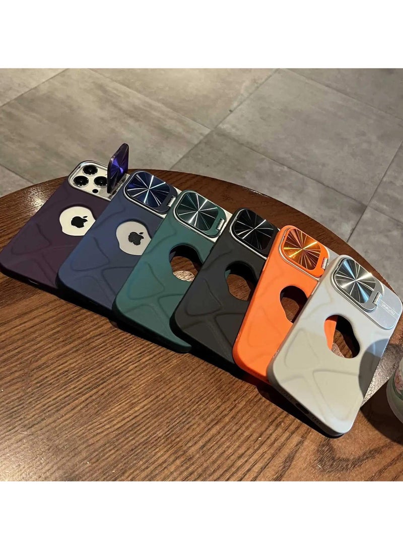 MagSafe Compatible Case for 12 Pro Max, Black Metal Door, High Quality - Image 4