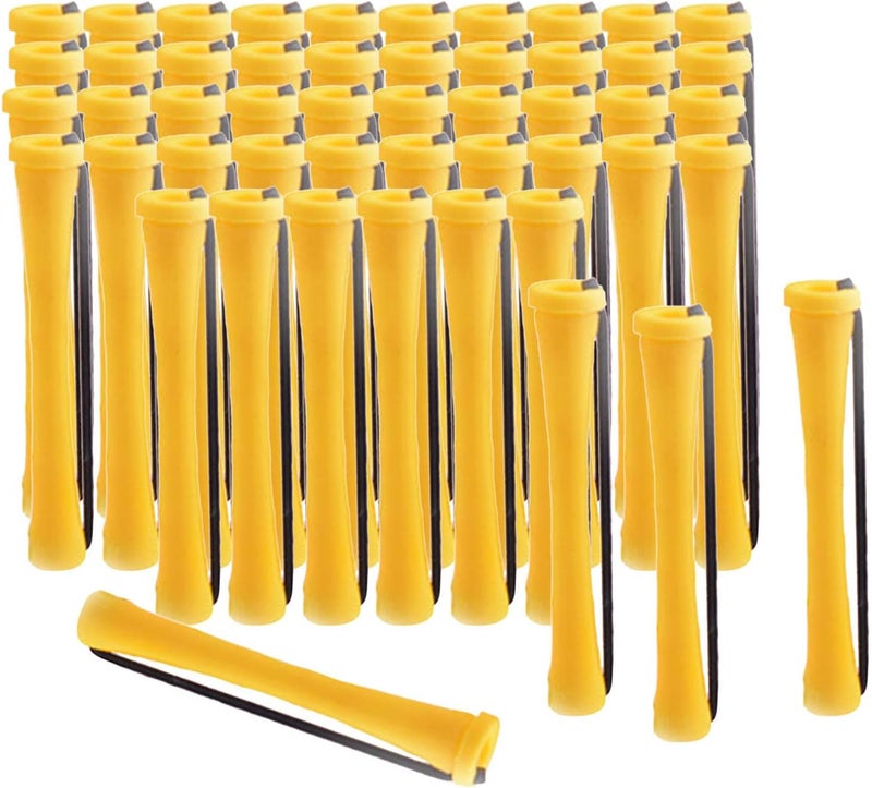 klarako Cold Wave Perm Rods Curling Hair Long Short Hair Small Medium Large Size Heatless tural Rollers Women 1Pack Styling Hairdressing Tools - 50Pcs 0.7cm - Image 1