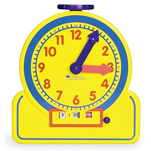 Learning Resources Primary Time Teacher Jr. 12 Hour [Yellow] - Image 1