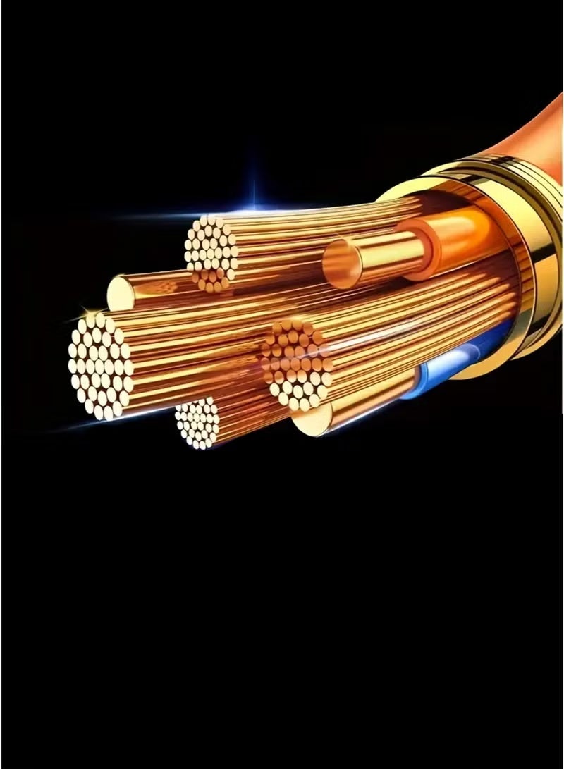 USB Type-C Quick Charge Cable 120W, 6A – 2m Silicone Fast Charging & Data Transfer Cable (EX120OGtype-c) - Image 2