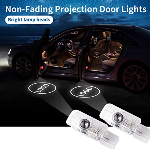 RLRHOO 2 Pcs Non-Fading Car Door LED Logo Projector Welcome Lamp Door Light Puddle Lights Kit Compatible with Accessories X164 W164 W251 R300 R320 R350 R400 R500 R63 (R Class, W251 2007–2017) - Image 4
