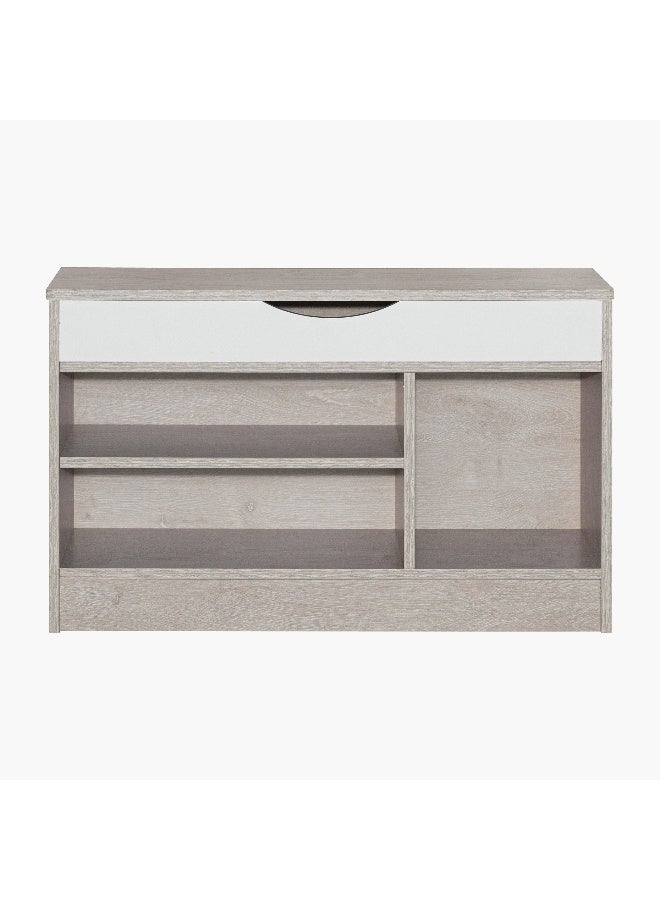 Home Box Vanilla Shoe Bench with 1 Door for Home - Image 4