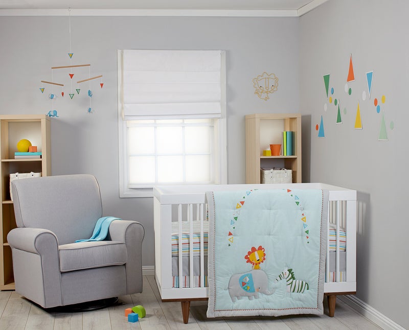 Zutano Juba 5 Piece Crib Set, Multi-Colored - Image 2