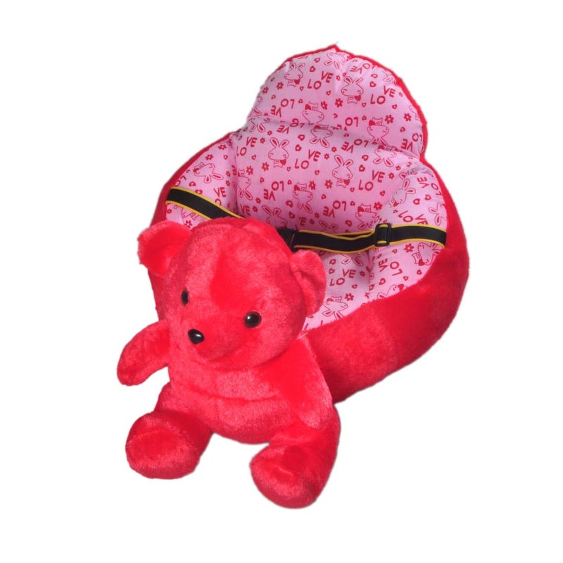 YUKU YUKU Kid Sofa with BeltBaby Sofa Seat Teddy Sitting Sofa ChairSupport Chair for Baby or Kids with Belt  - Image 1