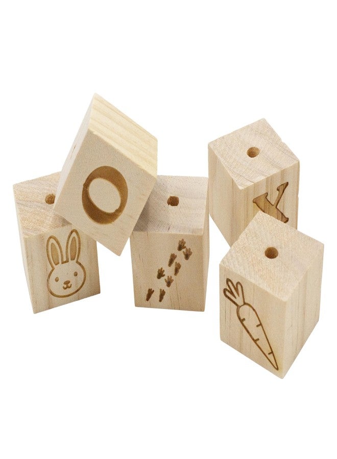 Oxbow Enriched Life Ox Blocks, Natural Wood Chew Toy for Rabbits, Guinea Pigs, and Hamsters, Promotes Dental Health and Foraging, Safe Enrichment Accessory, Small Pet Chew Toy - Image 3