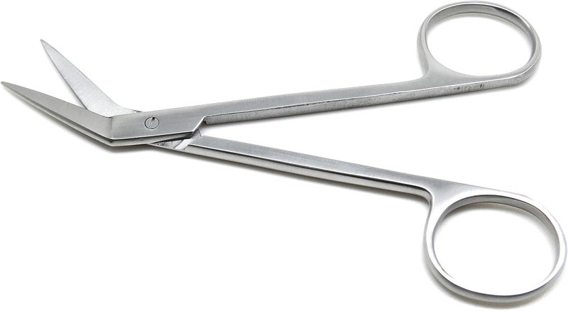SUPERIOR INSTRUMENTS 3 Pcs Kelly Scissors 7" Angled Sharp Point End Ring Handle Stainless Steel Dental Surgical Instruments - Image 3
