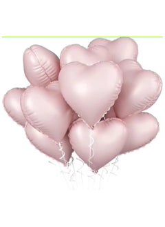 Baby pink color ,Heart Foil Balloons, 10PCS Light pink Heart Shape Balloon, 18Inch Pastel Blue Heart Balloon, macaron, pastel color, pink Helium Balloon for Birthday Baby Shower - pzsku/ZC356DEDDD46B6005C10BZ/45/_/1740317657/f1862a7d-c035-41a8-a2ac-3a1293891a6d