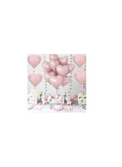 Baby pink color ,Heart Foil Balloons, 10PCS Light pink Heart Shape Balloon, 18Inch Pastel Blue Heart Balloon, macaron, pastel color, pink Helium Balloon for Birthday Baby Shower - pzsku/ZC356DEDDD46B6005C10BZ/45/_/1740317718/6115cfe2-85dd-4885-9dd1-8bc70e1fa578