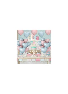 Baby pink color ,Heart Foil Balloons, 10PCS Light pink Heart Shape Balloon, 18Inch Pastel Blue Heart Balloon, macaron, pastel color, pink Helium Balloon for Birthday Baby Shower - pzsku/ZC356DEDDD46B6005C10BZ/45/_/1740317772/ed0a1554-c405-4b7e-9ad8-a0a7075e1910