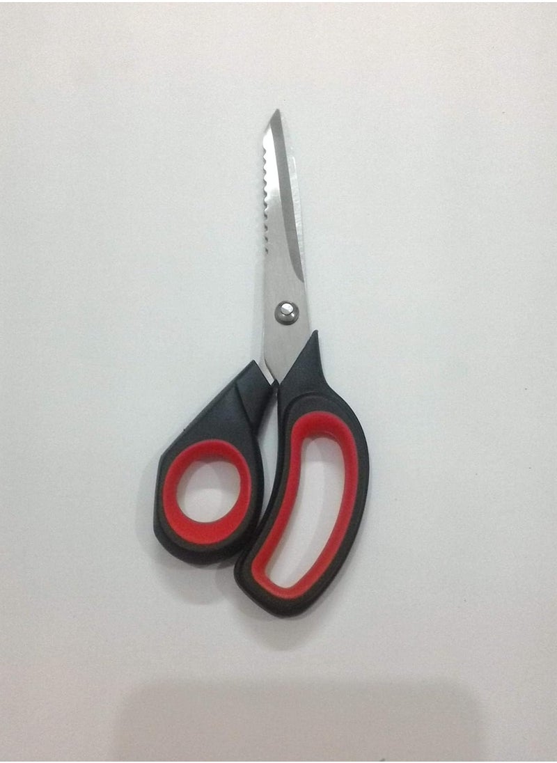 Generic Kitchen Stainless Steel Scissors with plastic hand  - Image 1