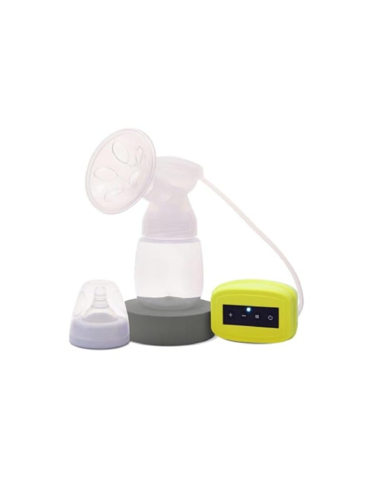 La Frutta La Frutta Electric Breast Pump, through usb, one hand, 9 Levels Massage & Suction, lightweight, 150 ml Bottle, yellow  - Image 1