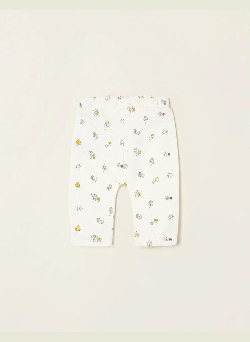 Zippy ZIPPY Cotton Trousers For Newborn Baby Girls Mushroom