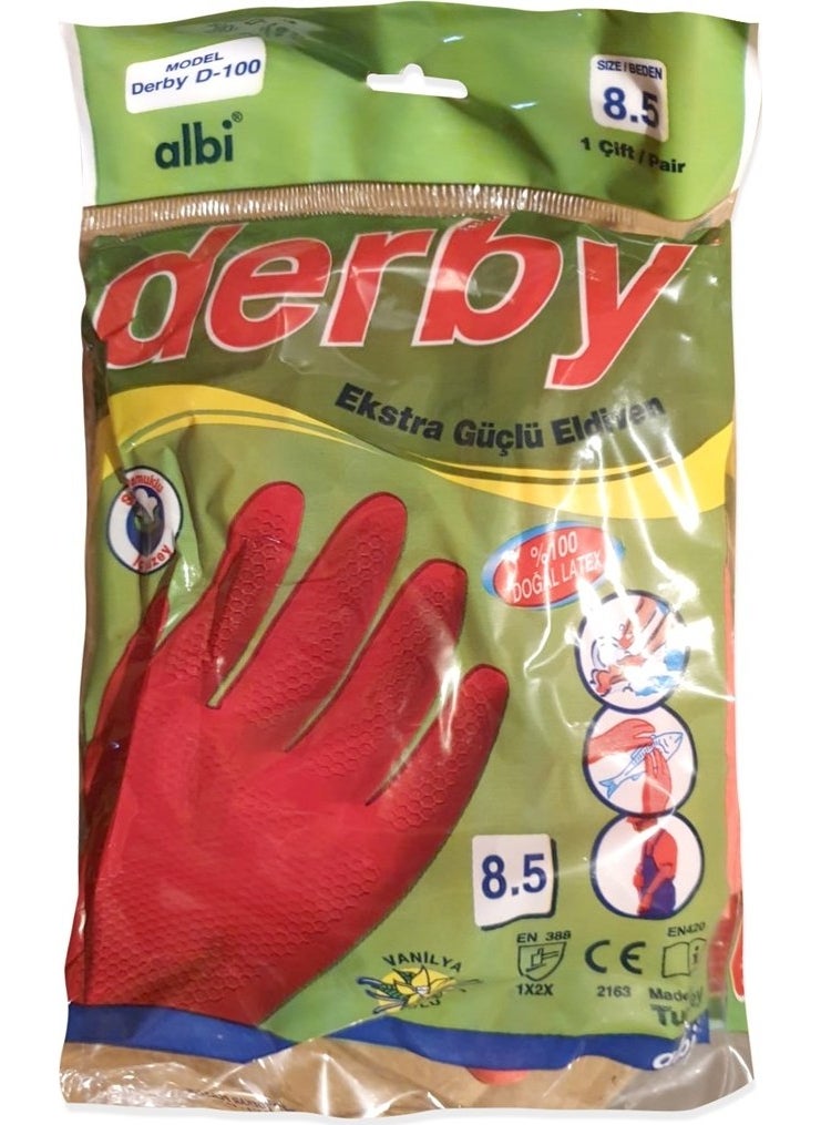 Derby Rubber Gloves  - Image 1