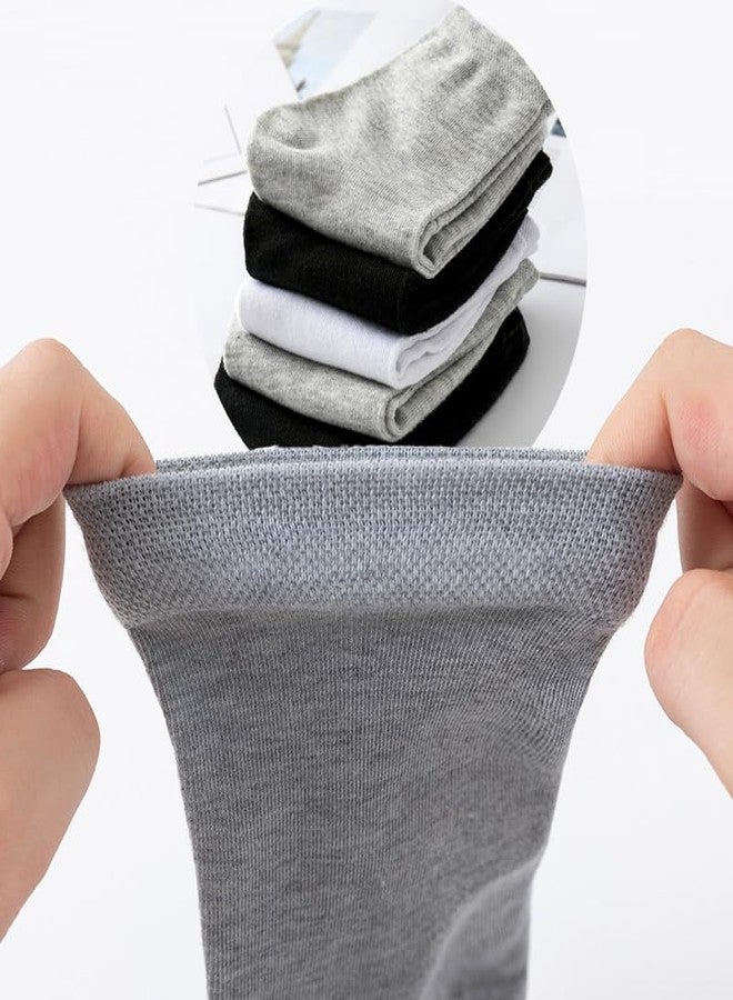 Tergy 50 Pairs Quarter Ankle Socks Crew Athletic Socks for Men Women Breathable Cushion Socks for Running Hiking (US, Alpha, One Size, Regular, Regular, Multicolor) - Image 2