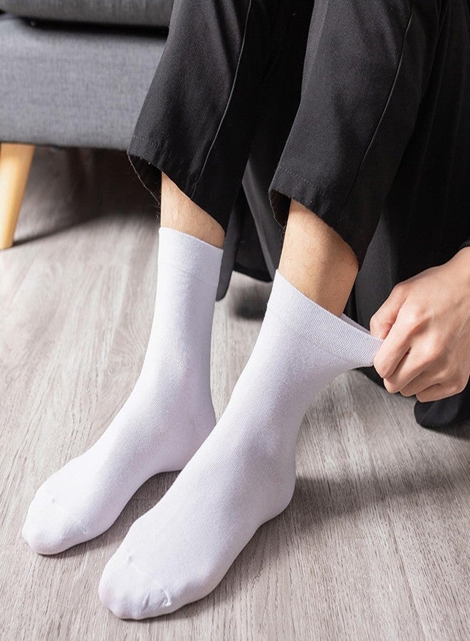 Tergy 50 Pairs Quarter Ankle Socks Crew Athletic Socks for Men Women Breathable Cushion Socks for Running Hiking (US, Alpha, One Size, Regular, Regular, Multicolor) - Image 5